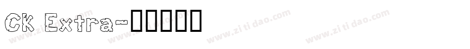 CK Extra字体转换